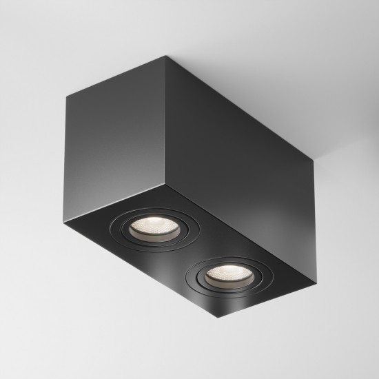 Downlight Aplicat Atom C017CL-02B Maytoni GU10, Negru, Germania