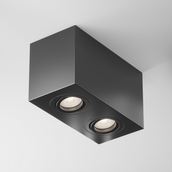 Downlight Aplicat Atom C017CL-02B Maytoni GU10, Negru, Germania