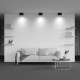 Downlight Aplicat Atom C017CL-02B Maytoni GU10, Negru, Germania