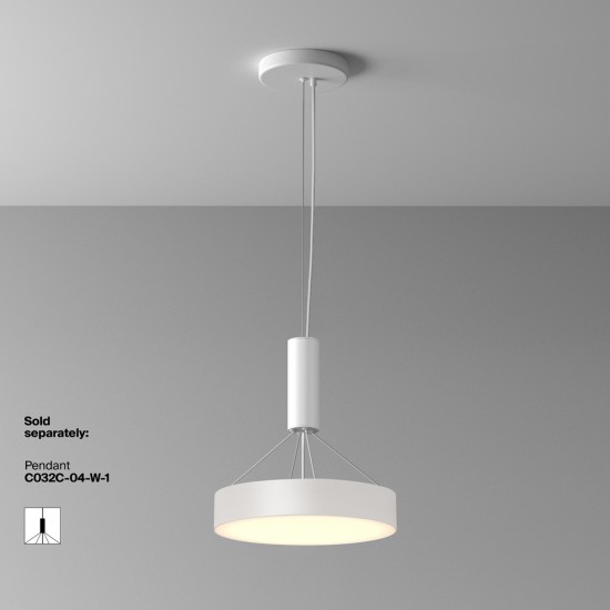 Plafoniera Zon C032CL-36W3K-RD-W Maytoni LED, Alb, Germania