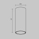 Downlight Aplicat FOCUS LED C056CL-L12B4K-W-D-B Maytoni LED, Negru, Germania
