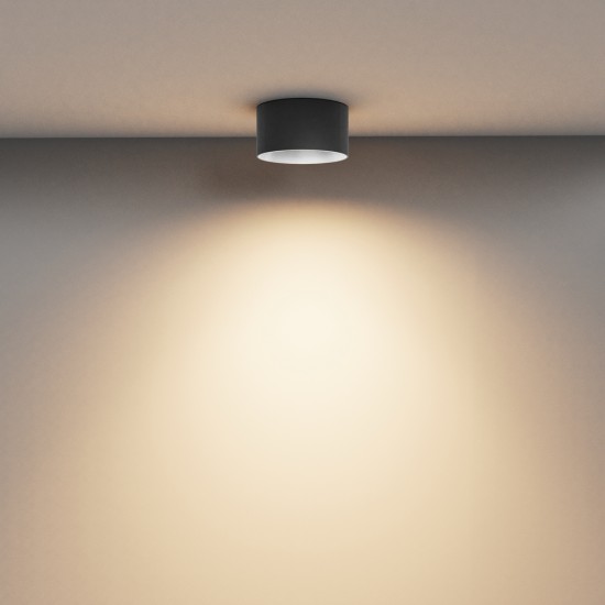 Downlight Aplicat Vega C089CL-15W3K-B Maytoni LED, Negru, Germania