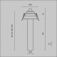 Downlight Incastrat Focus T C140RS-L200-7W3K-B Maytoni LED, Negru, Germania