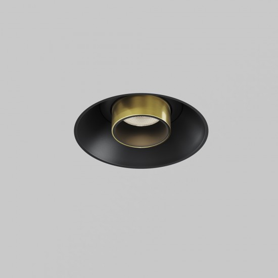Downlight Incastrat Focus T C140TRS-L300-7W3K-BBS Maytoni LED, Negru, Germania