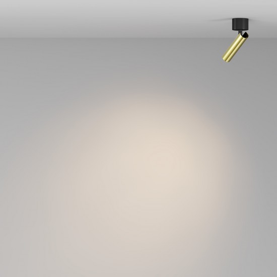 Downlight Aplicat Focus T C141CL-L125-6W3K-BBS Maytoni LED, Negru, Germania