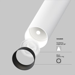 Downlight Incastrat Focus T C141RS-L125-6W3K-W Maytoni LED, Alb, Germania