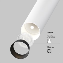 Downlight Incastrat Focus T C141RS-L300-6W3K-W Maytoni LED, Alb, Germania