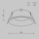 Downlight Incastrat Slim DL027-2-01-S Maytoni GU10, Argintiu, Germania