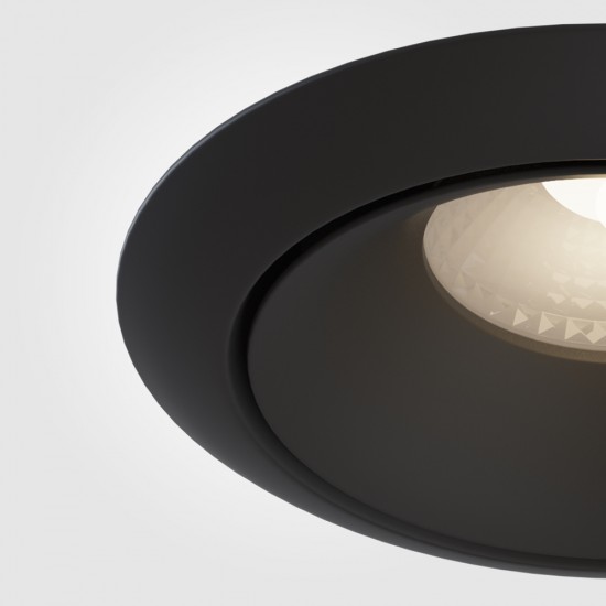 Downlight Incastrat Yin DL031-L12W3K-D-B Maytoni LED, Negru, Germania