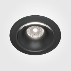 Downlight Incastrat Yin DL031-L12W4K-B Maytoni LED, Negru, Germania
