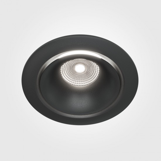 Downlight Incastrat Yin DL031-L12W4K-B Maytoni LED, Negru, Germania