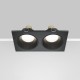 Downlight Incastrat Baie Zoom DL033-2-02B Maytoni GU10, Negru, Germania