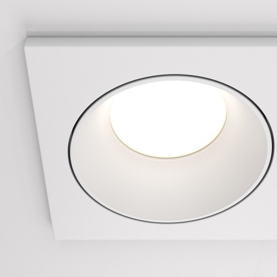 Downlight Incastrat Baie Zoom DL033-2-02W Maytoni GU10, Alb, Germania