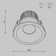 Downlight Incastrat Baie Zoom DL034-01-06W4K-W Maytoni LED, Alb, Germania