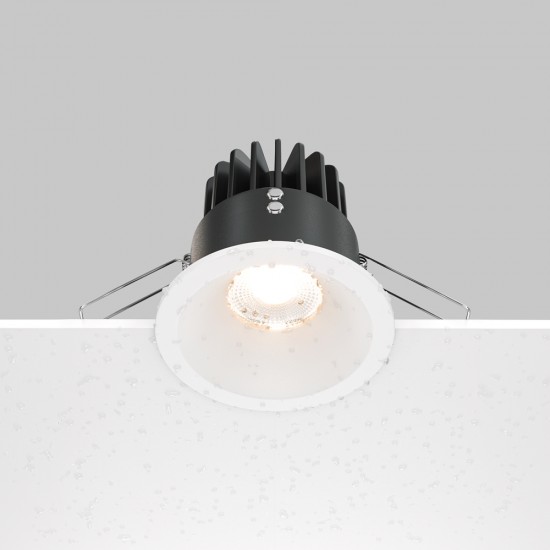 Downlight Incastrat Baie Zoom DL034-L12W3K-D-W Maytoni LED, Alb, Germania