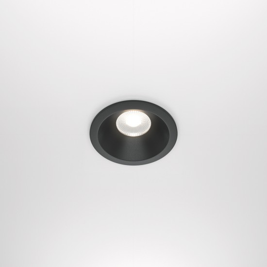 Downlight Incastrat Baie Zoom DL034-L12W4K-D-B Maytoni LED, Negru, Germania
