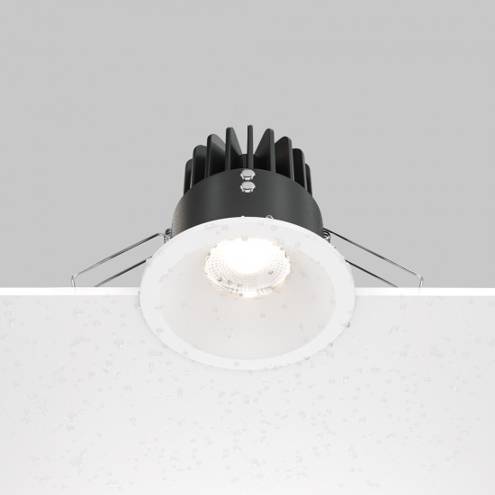 Downlight Incastrat Baie Zoom DL034-L12W4K-D-W Maytoni LED, Alb, Germania