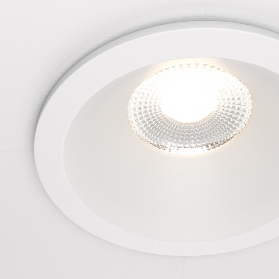 Downlight Incastrat Baie Zoom DL034-L12W4K-D-W Maytoni LED, Alb, Germania