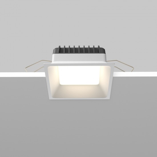 Downlight Incastrat Exterior Okno DL056-12W3-4-6K-W Maytoni LED, Alb, Germania