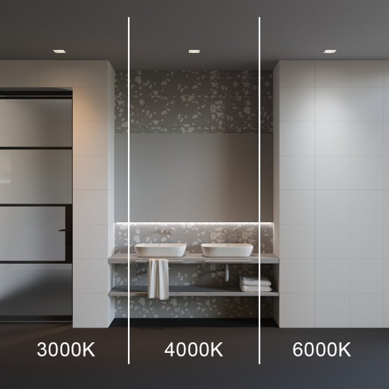 Downlight Incastrat Exterior Okno DL056-12W3-4-6K-W Maytoni LED, Alb, Germania