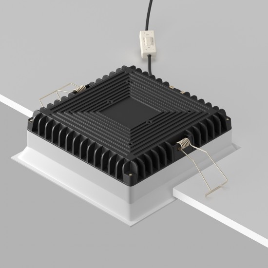 Downlight Incastrat Exterior Okno DL056-24W3-4-6K-W Maytoni LED, Alb, Germania