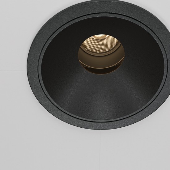 Downlight Incastrat Wise DL057-10W3K-B Maytoni LED, Negru, Germania