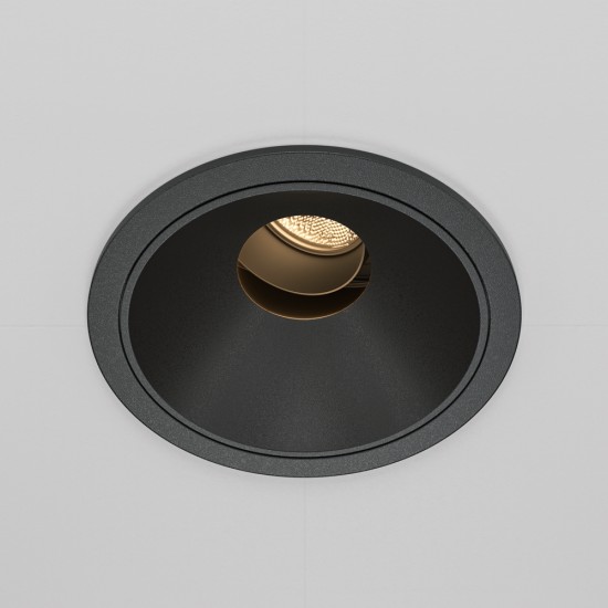 Downlight Incastrat Wise DL057-10W3K-B Maytoni LED, Negru, Germania