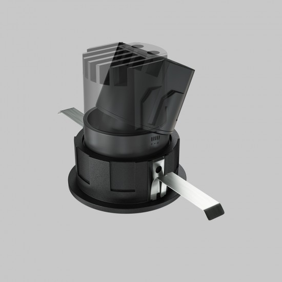 Downlight Incastrat Wise DL057-7W3K-B Maytoni LED, Negru, Germania