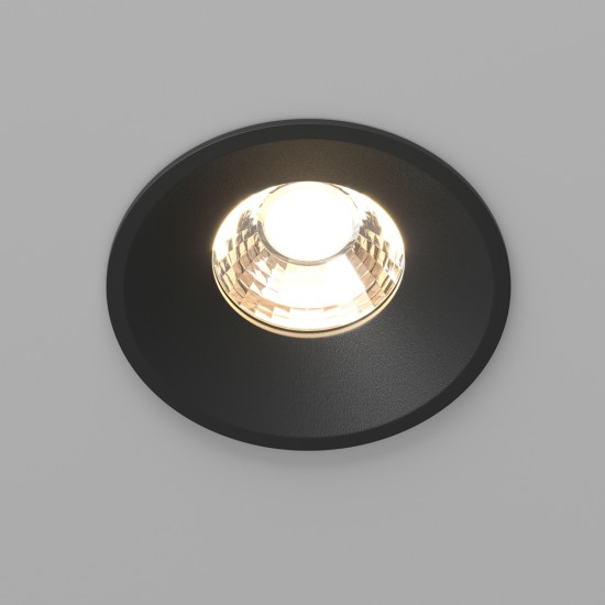 Downlight Incastrat Round DL058-12W3K-B Maytoni LED, Negru, Germania