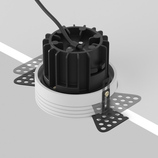 Downlight Incastrat Round DL058-12W3K-TRS-B Maytoni LED, Negru, Germania