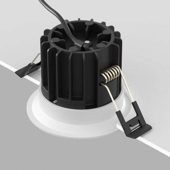 Downlight Incastrat Round DL058-12W3K-W Maytoni LED, Alb, Germania