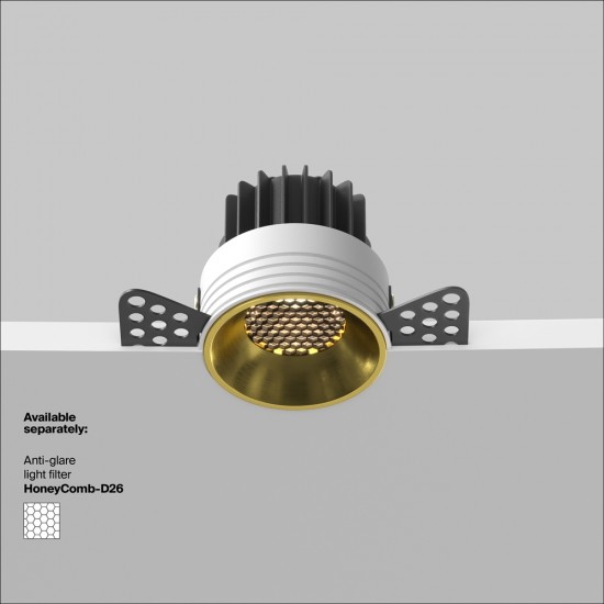 Downlight Incastrat Round DL058-7W3K-TRS-BS Maytoni LED, Alama, Germania