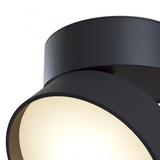 Downlight Aplicat Circular Onda Maytoni LED, Negru, C024CL-L18B4K, Germania