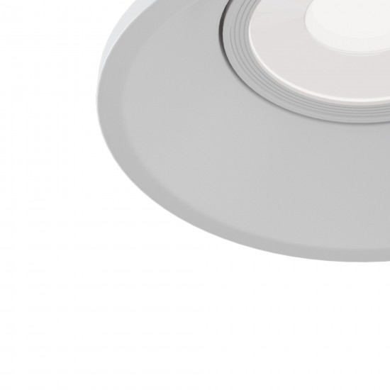 Downlight Incastrat Patrat Dot Maytoni GU10, Alb, DL028-2-01W, Germania