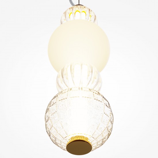 Pendul Collar Maytoni LED, Auriu, P069PL-L17G3K, Germania