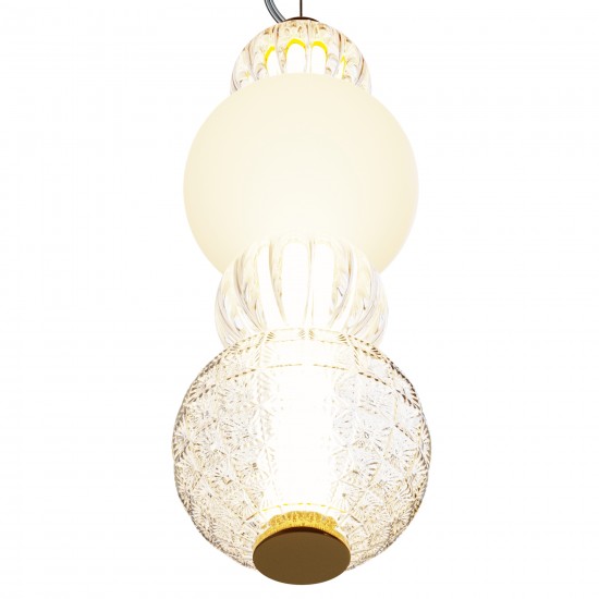 Pendul Collar Maytoni LED, Auriu, P069PL-L17G3K, Germania