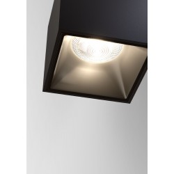 Downlight Aplicat Patrat Alfa LED Maytoni LED, Negru, C065CL-L12B3K, Germania