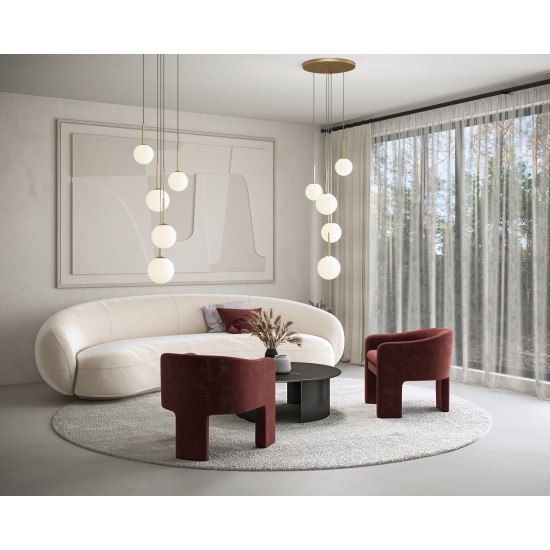 Suspensie Basic form Maytoni E14, Auriu, MOD321PL-05G, Germania