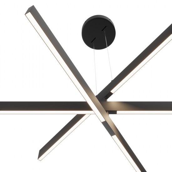 Suspensie Origami MOD163PL-L38B4K1 Maytoni LED, Negru, Germania
