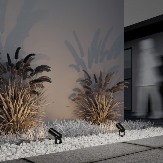 Reflector Exterior Bern O050FL-L5GF3K Maytoni LED, Grafit, Germania