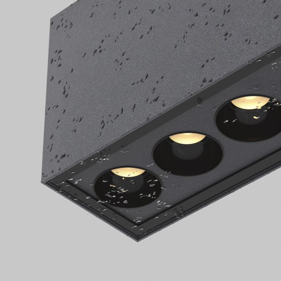 Plafoniera Exterior Ares O309CL-L10GF3K Maytoni LED, Grafit, Germania