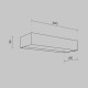 Aplica Exterior Lot O428WL-L20GF3K Maytoni LED, Grafit, Germania