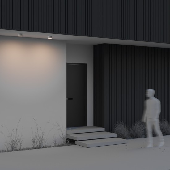 Plafoniera Exterior Zon IP O430CL-L15W3K Maytoni LED, Alb, Germania