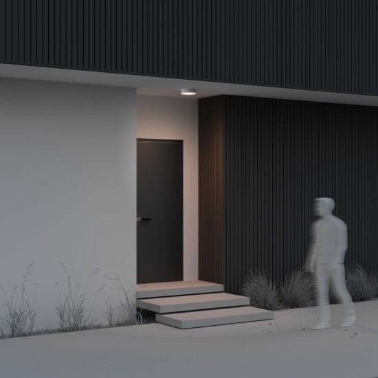 Plafoniera Exterior Zon IP O431CL-L30W3K Maytoni LED, Alb, Germania