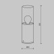 Stalp Amas O432FL-01GF Maytoni E27, Grafit, Germania