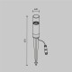 Stalp Glide O437FL-01GF Maytoni G9, Grafit, Germania