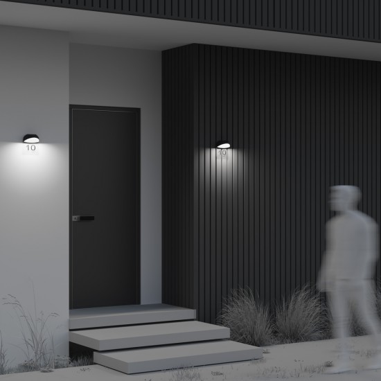 Aplica Exterior Gloss O447WL-L7GF3K Maytoni LED, Grafit, Germania