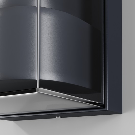 Aplica Exterior Conf O450WL-01GF Maytoni E27, Grafit, Germania