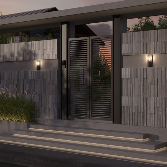 Aplica Exterior Conf O450WL-01GF Maytoni E27, Grafit, Germania