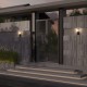 Aplica Exterior Conf O450WL-01GF Maytoni E27, Grafit, Germania